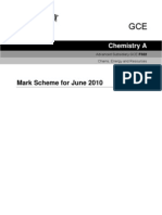 F322 June 2010 Mark Scheme