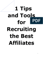 21 Tips and Tools For Recruiting The Best Affiliates