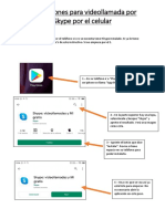 Instructivo Skype Celular