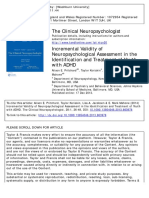 (Pritchard2013) Incremental Validity of Neuropsychological Assessment in The Identification and Treatment of Youth With ADHD