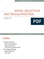 Subset Selection and Shrinkage Methods