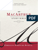 The NASB MacArthur Study Bible Sampler of the book of Ephesians