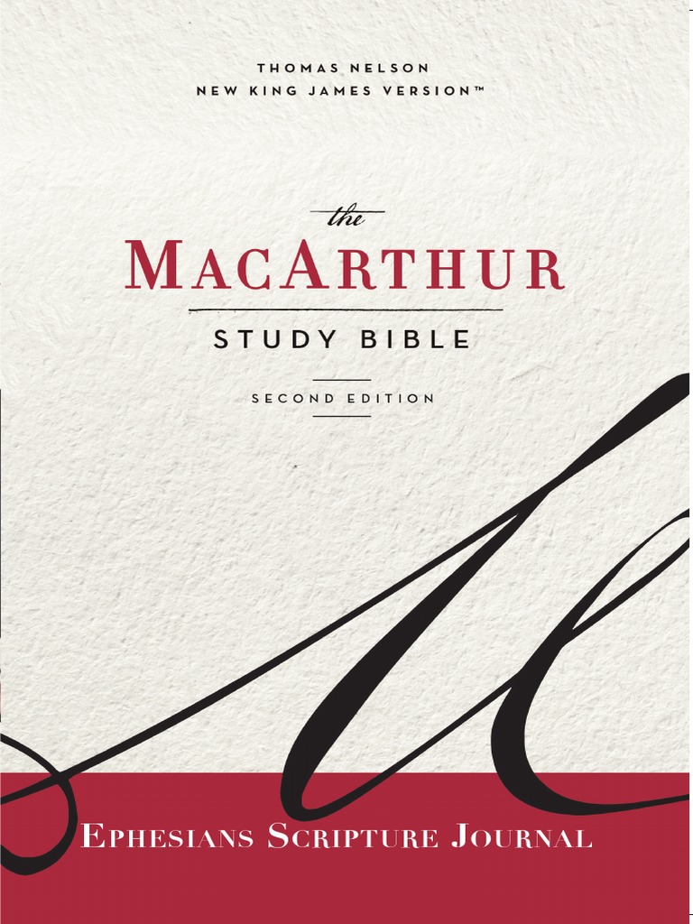 The NASB MacArthur Study Bible Sampler of The Book of