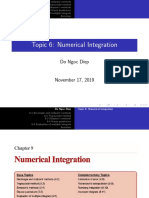 Topic 6: Numerical Integration: Do Ngoc Diep
