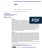Sanabria - Las Perspectivas Constructivistas en El Campo de Los Estudios Organizacionales PDF