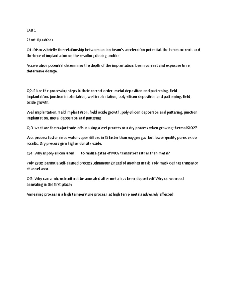 Lab 1 | PDF | Technology & Engineering