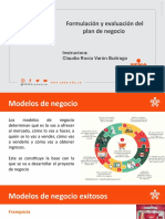 Formulación y Evaluación Del Plan de Negocio: Instructora: Claudia Rocío Varón Buitrago