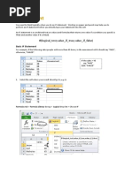 IF Statement: IF (Logical - Test, Value - If - True, Value - If - False)