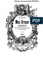 Brauer - Sextet For Wind Quintet and Piano - Parts PDF