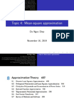 Topic 4: Mean-Square Approximation: Do Ngoc Diep
