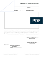 Philam - N20 Amendment Form