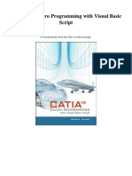 CATIA V5 Macro Programming With Visual Basic Script: To Download This Book The Link Is On The Last Page