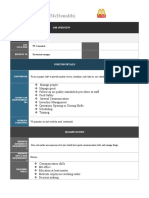 Shift Manager (Mcdonalds) : Job Overview