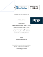 Costos y Presupuestos 1ra Entrega