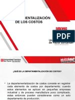 Departamentalización - de Los Costos