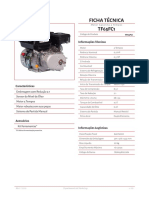 Ficha Técnica TF65FC1: Informações Técnicas
