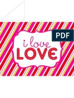 I Love Love Printable