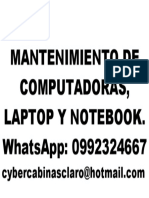 Mantenimiento de Computadora111