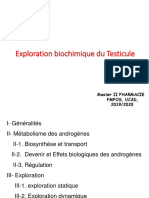 Exploration Biochimique Des Testicules UCAD2019