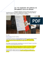 Caso Chinchero El argumento del gobierno de ahorrar $590 (Gestión 01.02.17) 30.05.2018