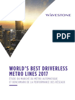 Etude Marche Metro Automatique Benchmark Performance Reseaux PDF