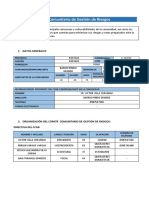 Plan Comunitario de Gestión de Riesgos - BARRIO PINDO GRANDE