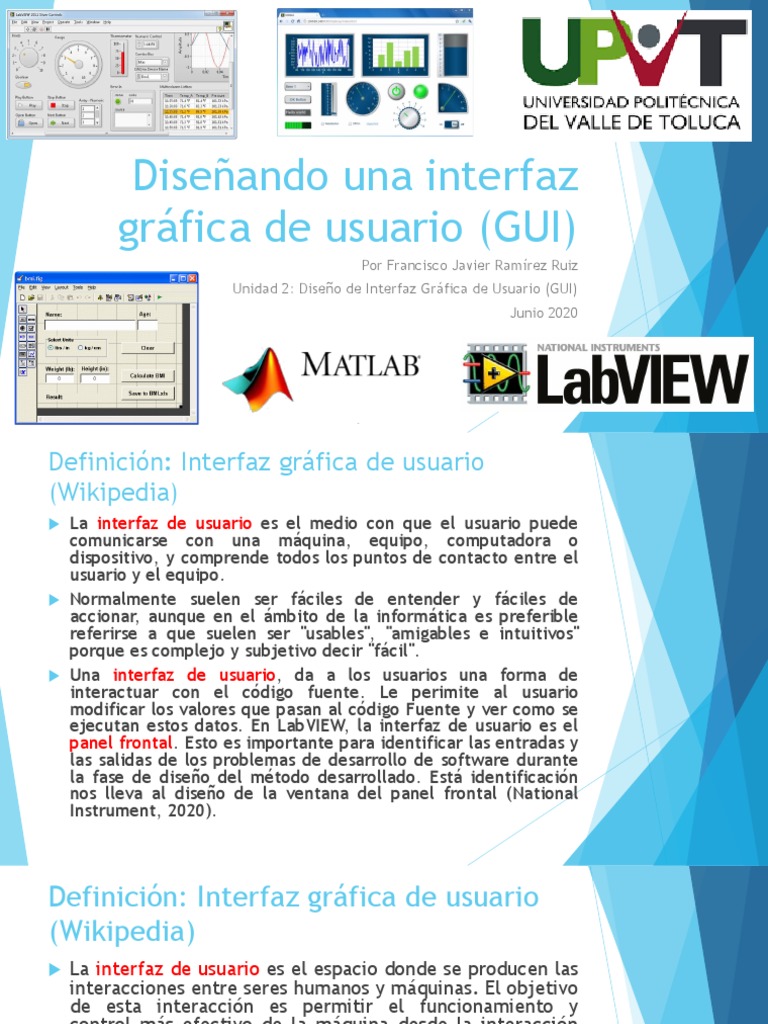 Diseño de Interfaz Gráfica de Usuario | PDF | Interfaz de usuario ...