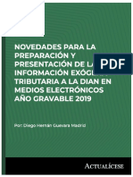 Libro digital - Novedades para la preparación y presentación de la Información exógena tributaria a la DIAN en medios electrónicos Año gravable 2019.pdf