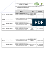 Agenda Julio 26 A Agosto 6 2020