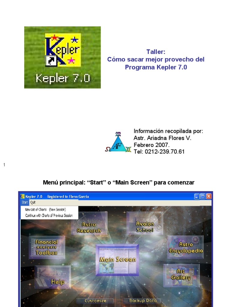Guía para Usar Kepler 7.0 en Astrología | PDF | Astrología | Horóscopo