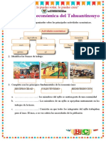 Ficha de Aplicación - Organización Económica Del Tahuantinsuyo