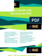 Descripcion Del Servicio de Rae