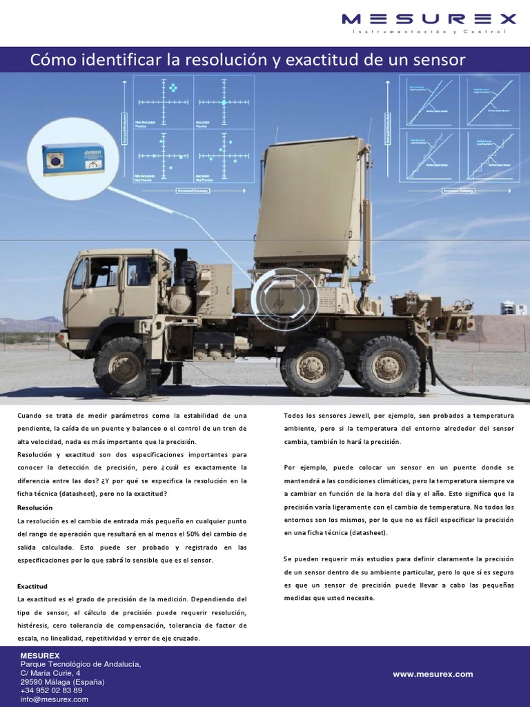 Cómo Identificar La Resolución y Exactitud de Un Sensor | PDF
