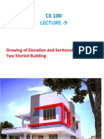 Lecture - 9: Drawing of Elevation and Sectional Views of Two Storied Building