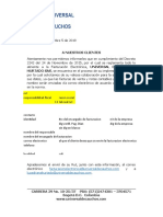 Actualización datos facturación electrónica Universal de Cauchos