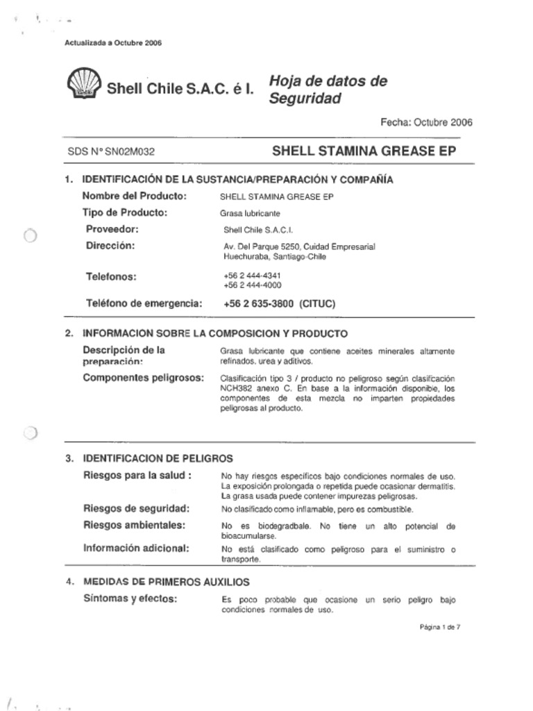HDS Shell Stmina EP2 | PDF