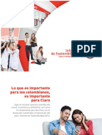 Informe de Sostenibilidad Claro 2016 PDF