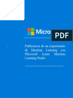 1 Publicación de Un Experimento de Machine Learning Con Microsoft Azure Machine Learning Studio - Ex2qw