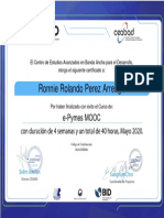 E-Pymes - MOOC - Abril - Certificado de Aprobado PDF