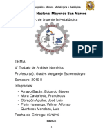 Trabajo N°4 de Analisis Numerico