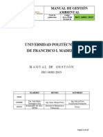 Manual SGA UPFIM ISO 14001 2015