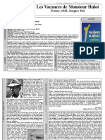 Les Vacances de M Hulot Dossier Peda PDF