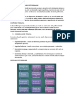 Elaboracion Del Programa de Terminacion