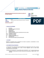 Directrices para Recuperación de Redes de Acueducto en Zonas Urbanas