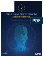 GDPR & Online Identity Proofing:: An Inconvenient Truth