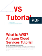 AWS Tutorial: Introduction to Amazon Web Services (AWS