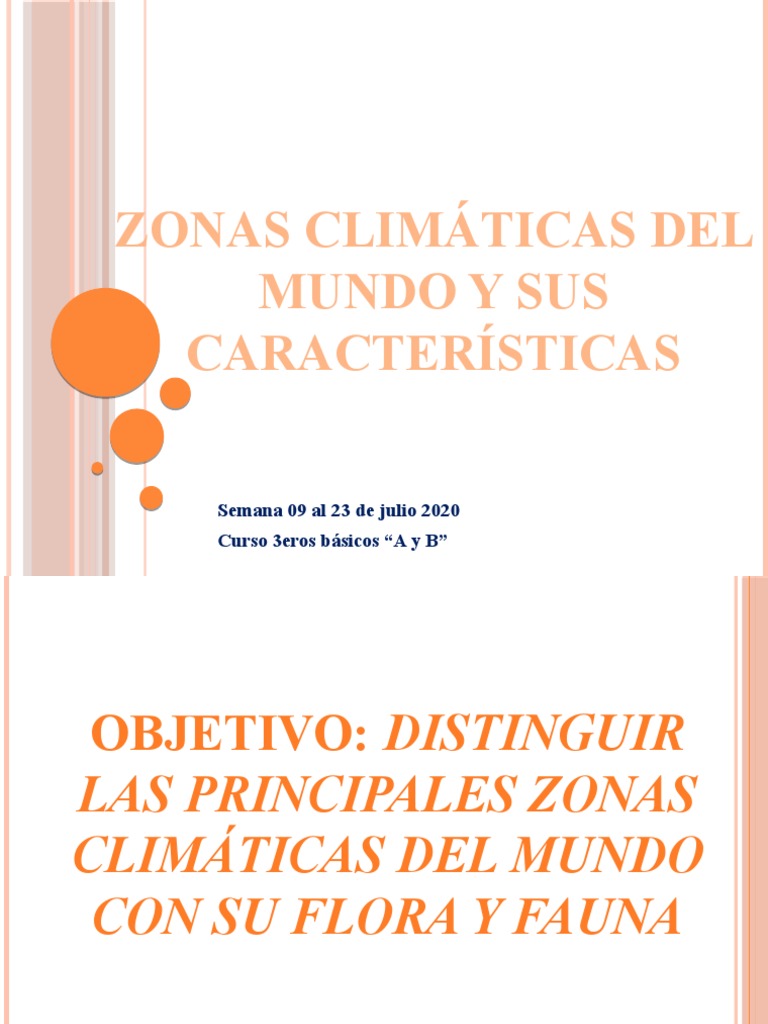 Zonas Climaticas Flora y Fauna | Descargar gratis PDF | Clima | Clima ...
