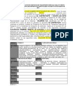 Modelo Contrato Prestacion de Servicios Grupo Especifico de Personas (Transporte de Particulares - Viajeros