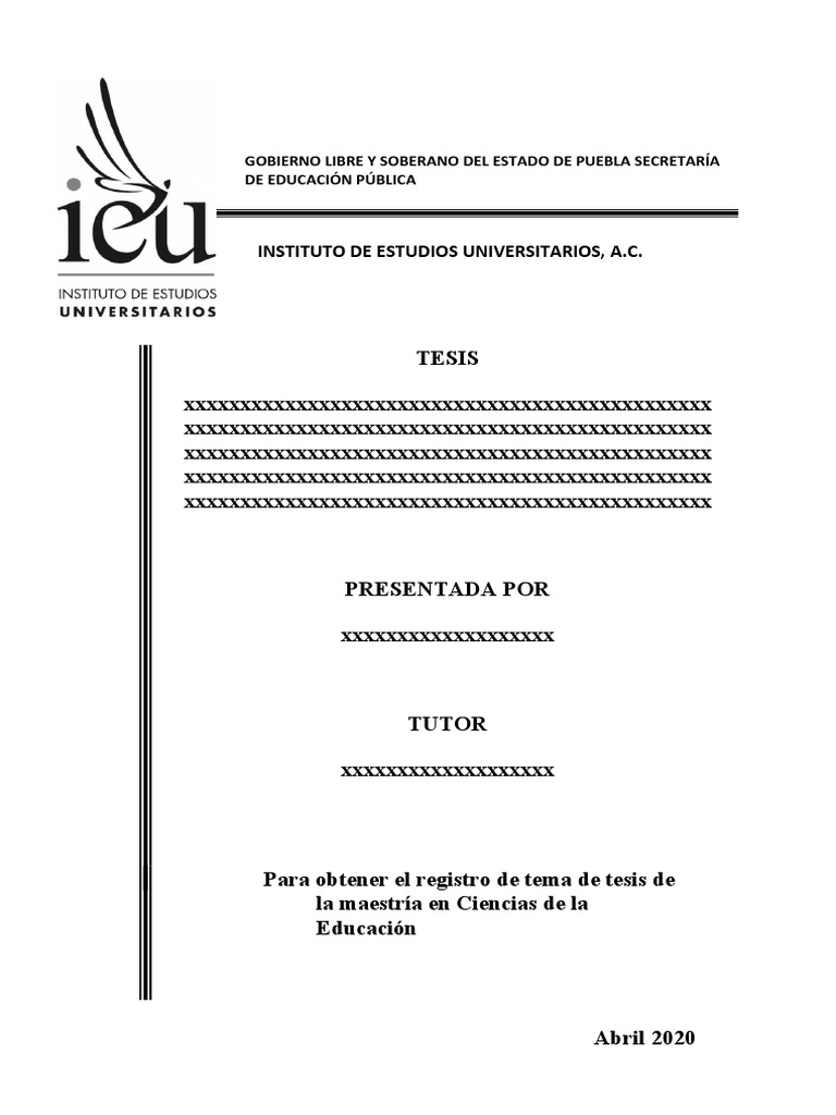 Portada de Tesis | PDF