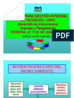 Politica para Gestion Integral de Residuos PDF